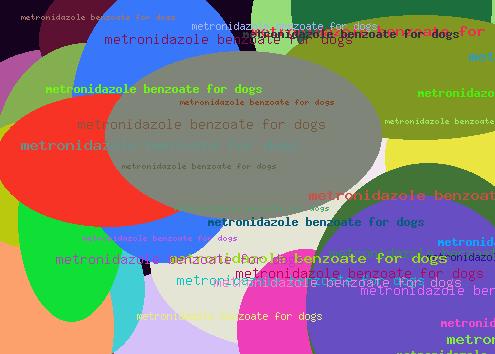 METRONIDAZOLE BENZOATE FOR DOGS