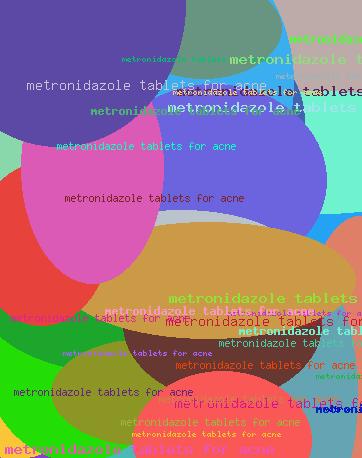 Metronidazole tablets for acne